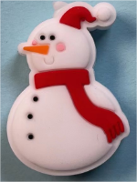 SNOWMAN WITH RED SCARF