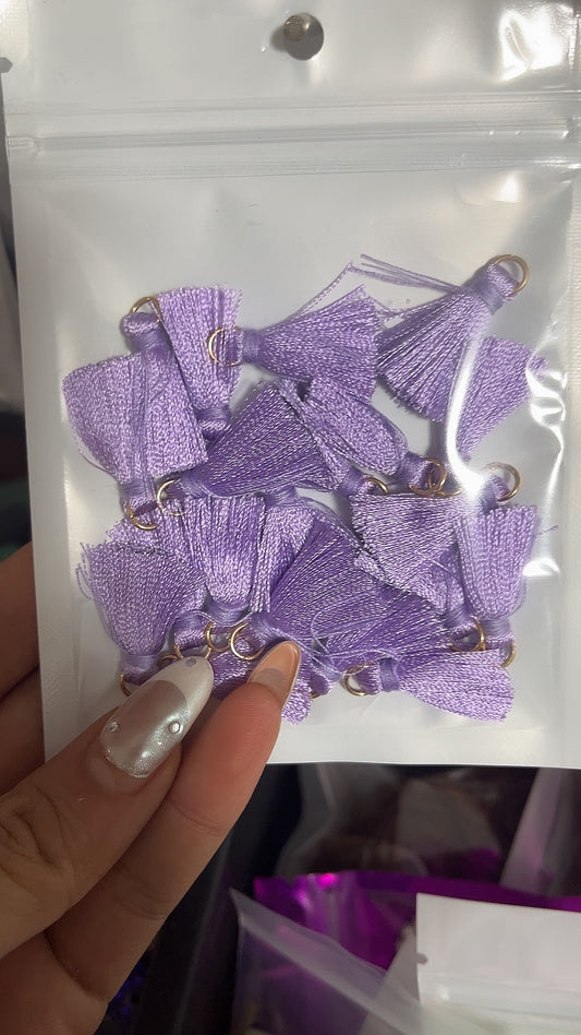 purple tassels 20pcs