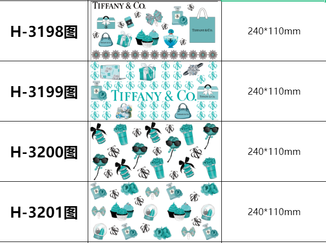 cup wrap-tiffany series