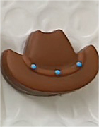 COWBOY HAT DARK BROWN