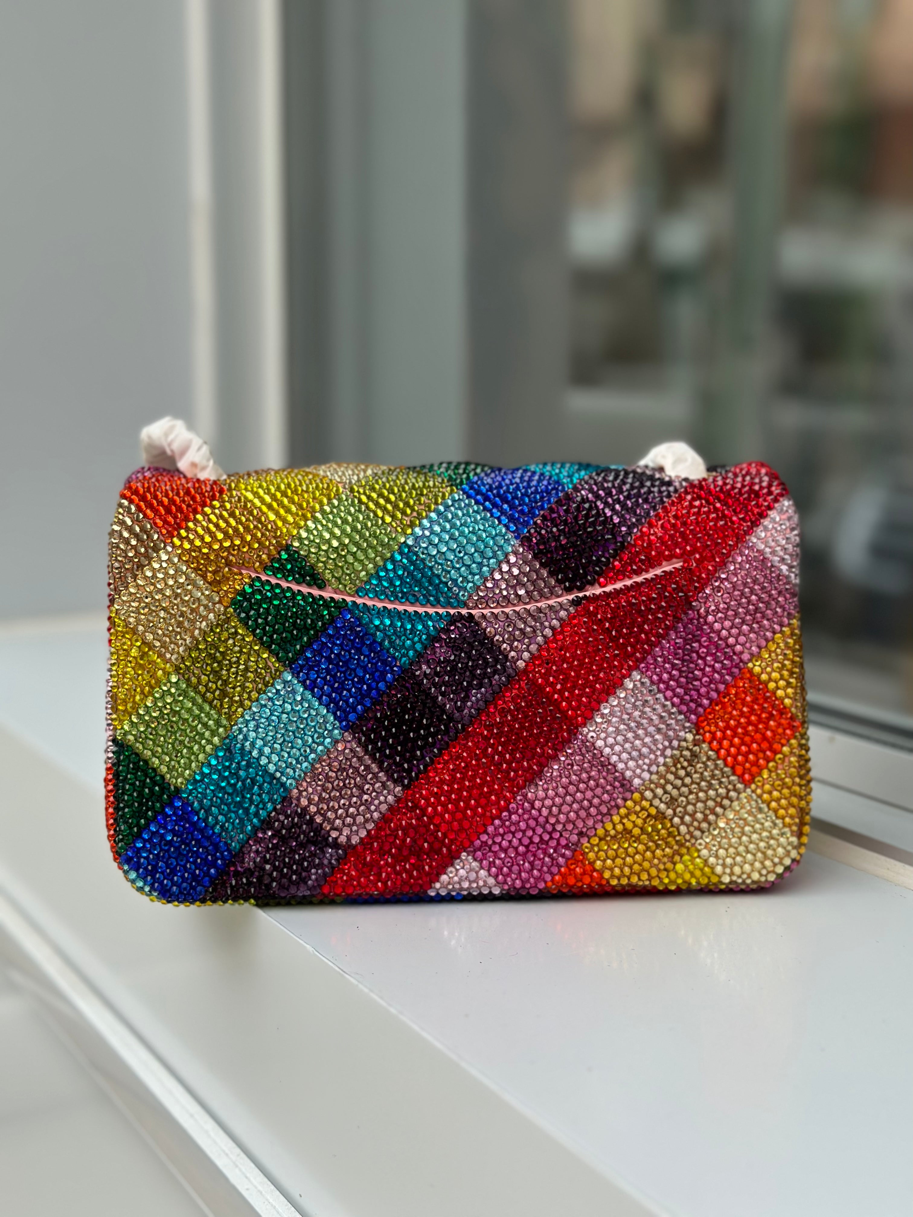 CC RAINBOW BAG/PURSE BEDAZZLED