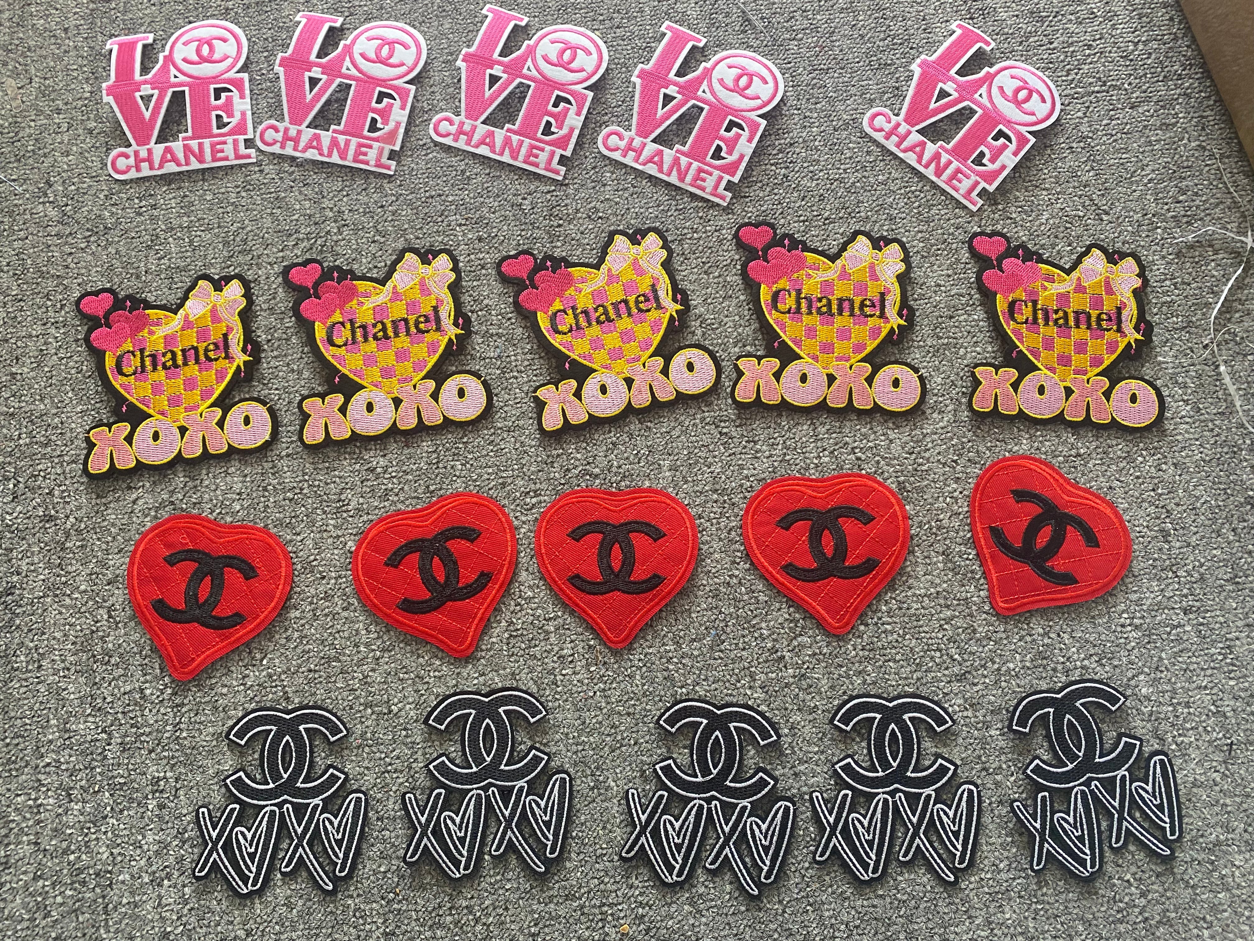 Cc valentines iron on patches20pcs