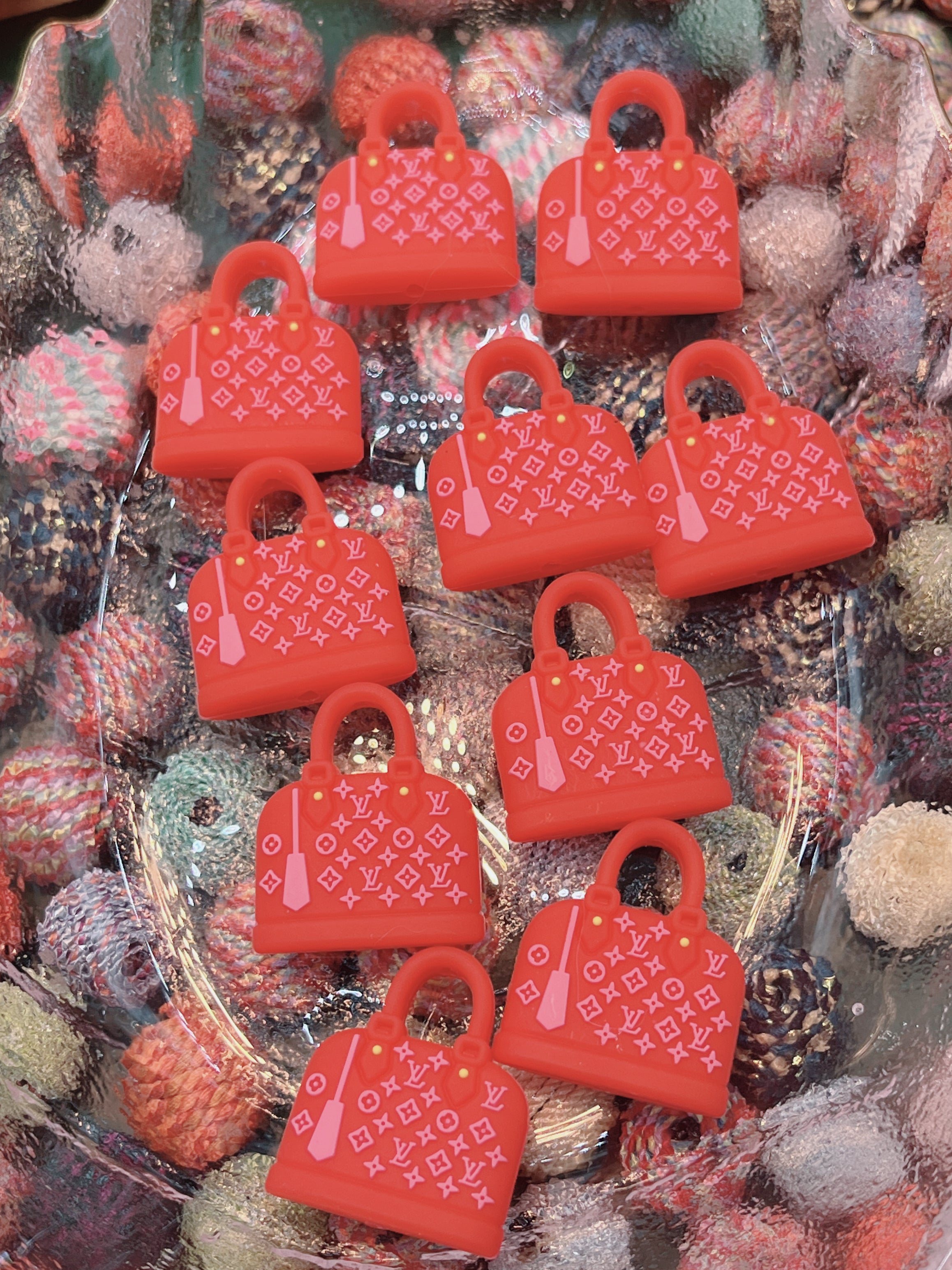 LV RED PURSE 10PCS