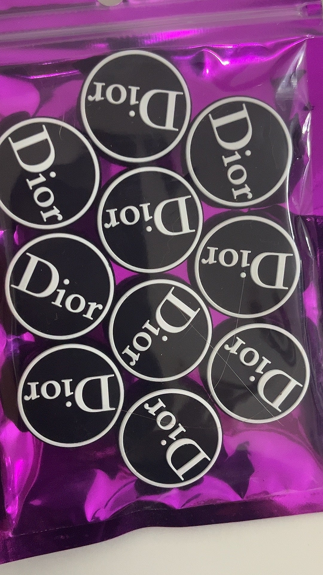 d1or black round focal 10pcs